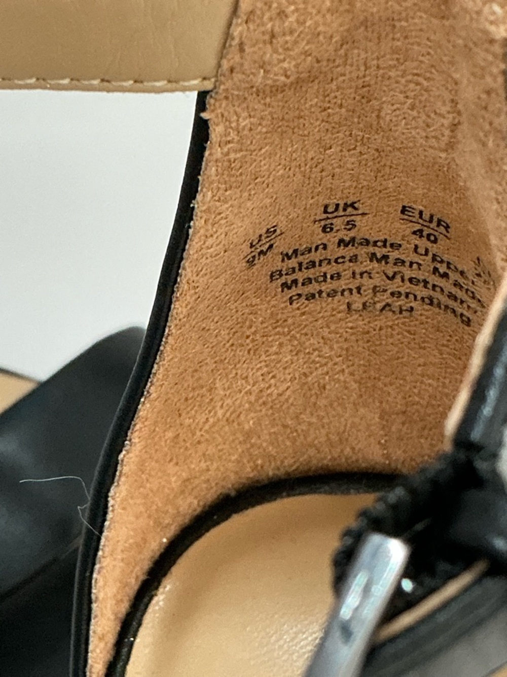 Naturalizer Black Ankle Strap Heels Size 9 Comfort Flex Sandals - Picture 10 of 11